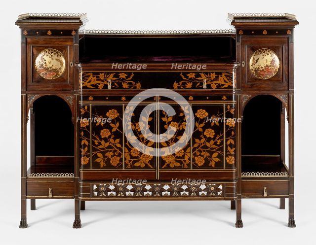 Cabinet, 1878/80. Creator: Herter Brothers.