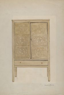 Cabinet, 1935/1942. Creator: Elmer R. Kottcamp