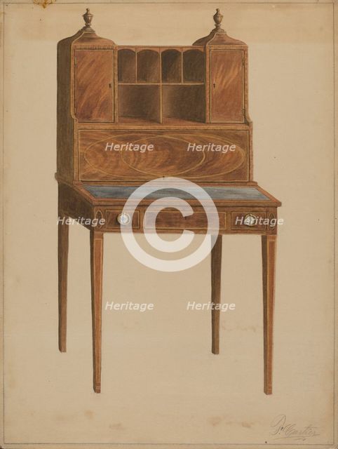 Cabinet, 1935/1942. Creator: Ferdinand Cartier.