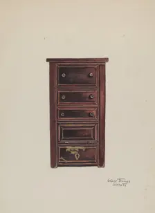 Cabinet, 1935/1942. Creator: Grace Thomas