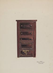 Cabinet, 1935/1942. Creator: Grace Thomas