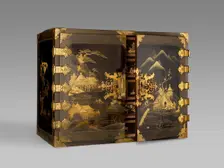 Cabinet with flowers and landscapes, 1640-1690
