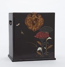 Cabinet with gilded metal fittings, Edo period, late 17th-mid 18th century. Creator: Haritsu Ogawa