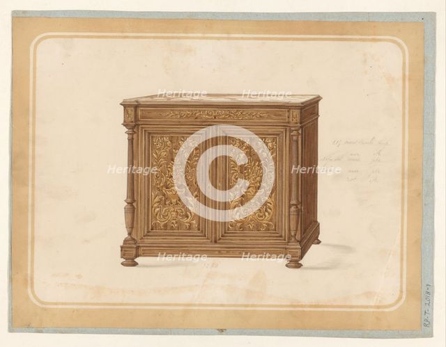 Cabinet, c.1835-c.1935. Creator: Anon.