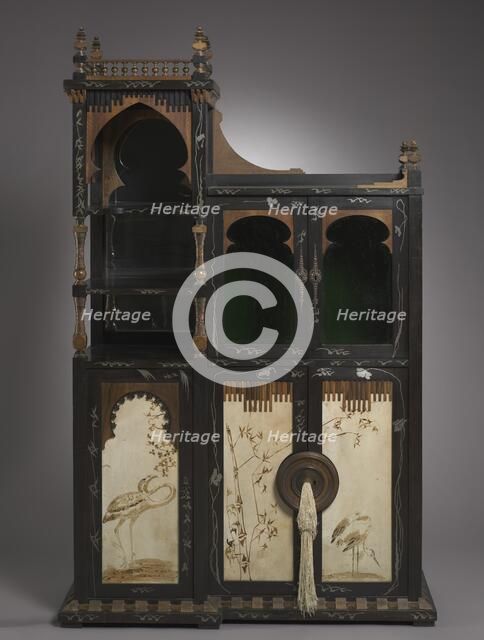 Cabinet, c. 1895. Creator: Carlo Bugatti (Italian, 1856-1940).