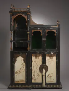 Cabinet, c. 1895. Creator: Carlo Bugatti (Italian, 1856-1940)