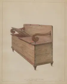 Cabinet, c. 1936. Creator: Franklin C. Moyan
