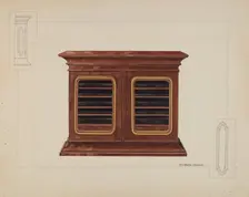 Cabinet, c. 1937. Creator: Gordena Jackson