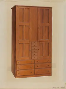 Cabinet, c. 1937. Creator: Irving I. Smith