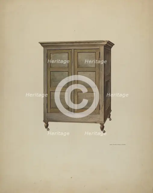 Cabinet, c. 1940. Creator: Kurt Melzer.