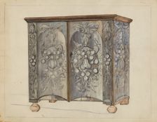 Cabinet, c. 1953. Creator: Isadore Goldberg