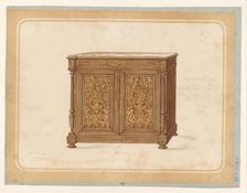 Cabinet, c.1835-c.1935. Creator: Anon