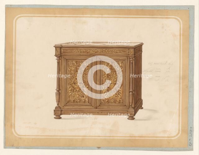 Cabinet, c.1835-c.1935. Creator: Anon.