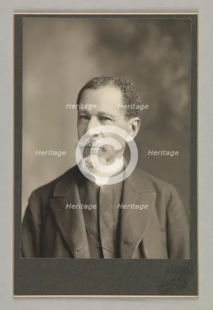 Cabinet card of Rev. G.H.S. Bell, February-March 5, 1894. Creator: C. M. Bell Studio.