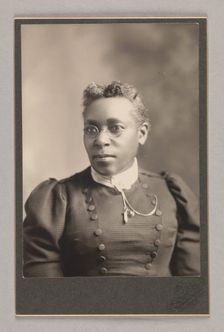 Cabinet card of Susan Bell, February-March 5, 1894. Creator: C. M. Bell Studio