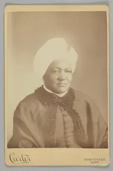 Cabinet card of Sarah Ann Blunt Crozley, November 1884. Creator: Carter