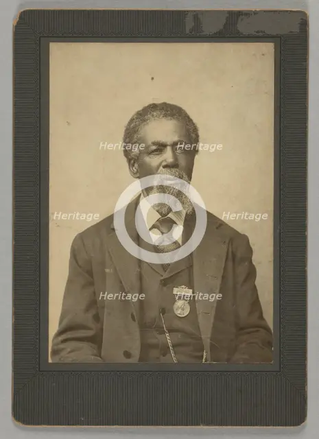 Cabinet card portrait of Thomas Mundy Peterson, 1884. Creator: William R. Tobias.