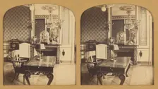 Cabinet de Travail de Napoleon 1er (Palais de Trianon), 1855-1865. Creator: F. Grau