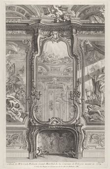 Cabinet de Mr le Compte Bielinski, from Oeuvres de Juste Aurelle Meissonnier ca. 1742-48. Creator: Juste-Aurele Meissonier