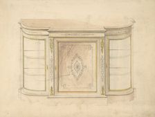 Cabinet Design, 19th century. Creator: Anon
