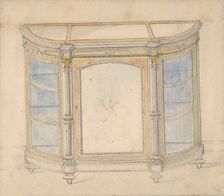 Cabinet Design, 19th century. Creator: Anon