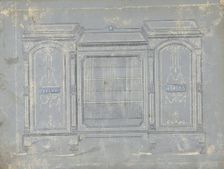 Cabinet Design, 19th century. Creator: Anon