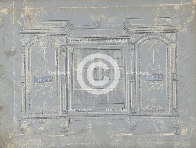 Cabinet Design, 19th century. Creator: Anon.