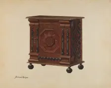 Cabinet for Storage, 1938. Creator: Bernard Krieger