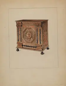 Cabinet for Storage, c. 1938. Creator: Charles Squires