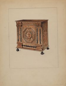 Cabinet for Storage, c. 1938. Creator: Charles Squires