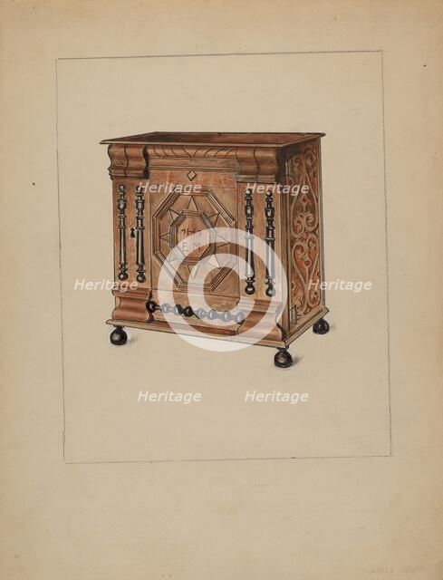 Cabinet for Storage, c. 1938. Creator: Charles Squires.