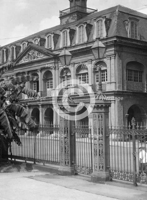 Cabildo, the old Spanish town hall, New Orleans, between 1920 and 1926. Creator: Arnold Genthe.
