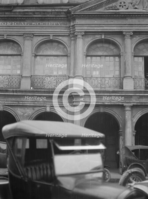 Cabildo facade, New Orleans, between 1920 and 1926. Creator: Arnold Genthe.