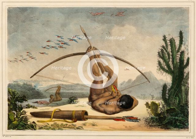 Cabocle. From "Voyage pittoresque et historique au Brésil", 1830s. Creator: Debret, Jean-Baptiste (1768-1848).
