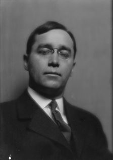 Cable, Benjamin S., Mr., portrait photograph, 1913. Creator: Arnold Genthe