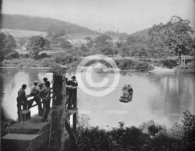 'Cable Ferry, near La Colle, Penn', c1897. Creator: Unknown.
