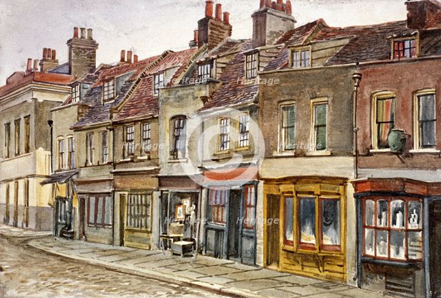 Cable Street, Stepney, London, c1830. Artist: Frederick Calvert