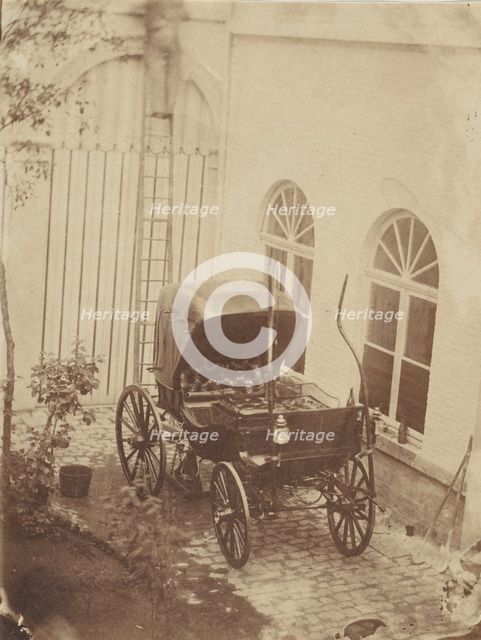 [Cabriolet Carriage], ca. 1855. Creator: Alphonse Le Blondel.