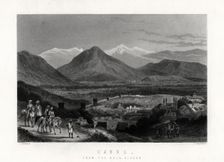 Cabul, from the Bala Hissar 1883. Artist: J Stephenson