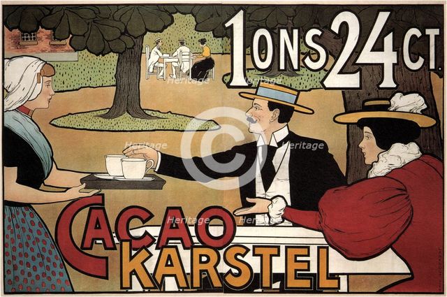 Cacao Karstel, 1897. Artist: Caspel, Johann Georg van (1870-1928)