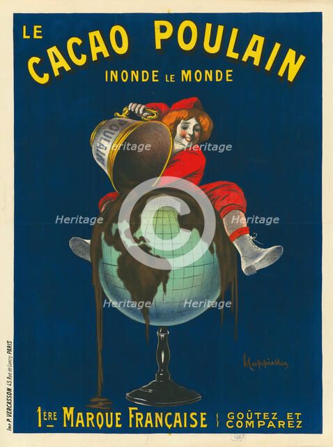Cacao Poulain , 1911. Creator: Cappiello, Leonetto (1875-1942).
