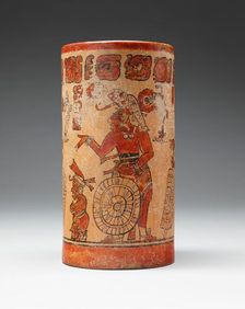 Cacao vase, 600-900. Creator: Unknown