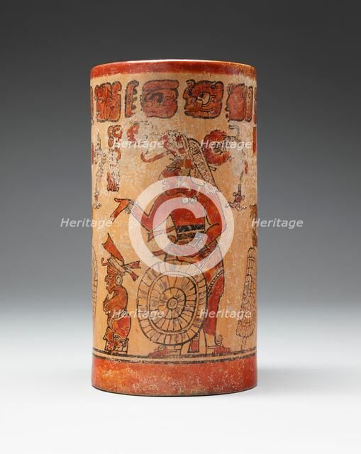 Cacao vase, 600-900. Creator: Unknown.