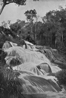 Cachoeira no Rio Dourado (Lencoes) 1895. Artist: Axel Frick