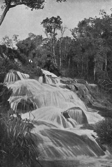 Cachoeira no Rio Dourado (Lencoes) 1895. Artist: Axel Frick
