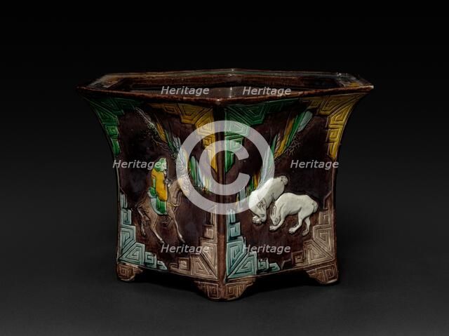 Cachepot, 1662-1722. Creator: Unknown.