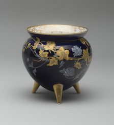 Cachepot, 1883/86. Creator: Greenwood Pottery Company