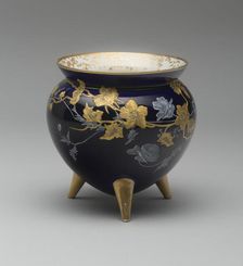 Cachepot, 1883/86. Creator: Greenwood Pottery Company