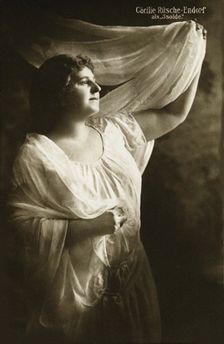 Cäcilie Rüsche-Endorf (1873-1939) as Isolde in opera Tristan and Isolde by Richard Wagner, 1910