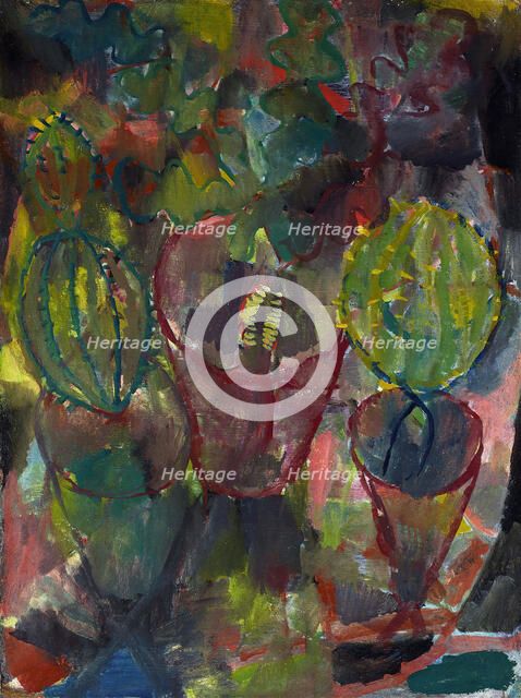 Cacti, 1912. Creator: Klee, Paul (1879-1940).